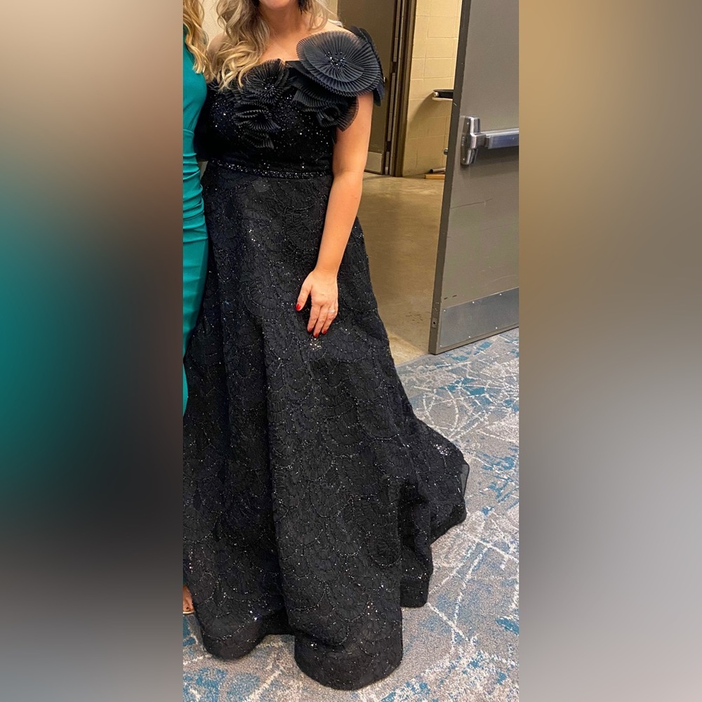 Sherri Hill One Shoulder Ball Gown - Picture 1 of 2